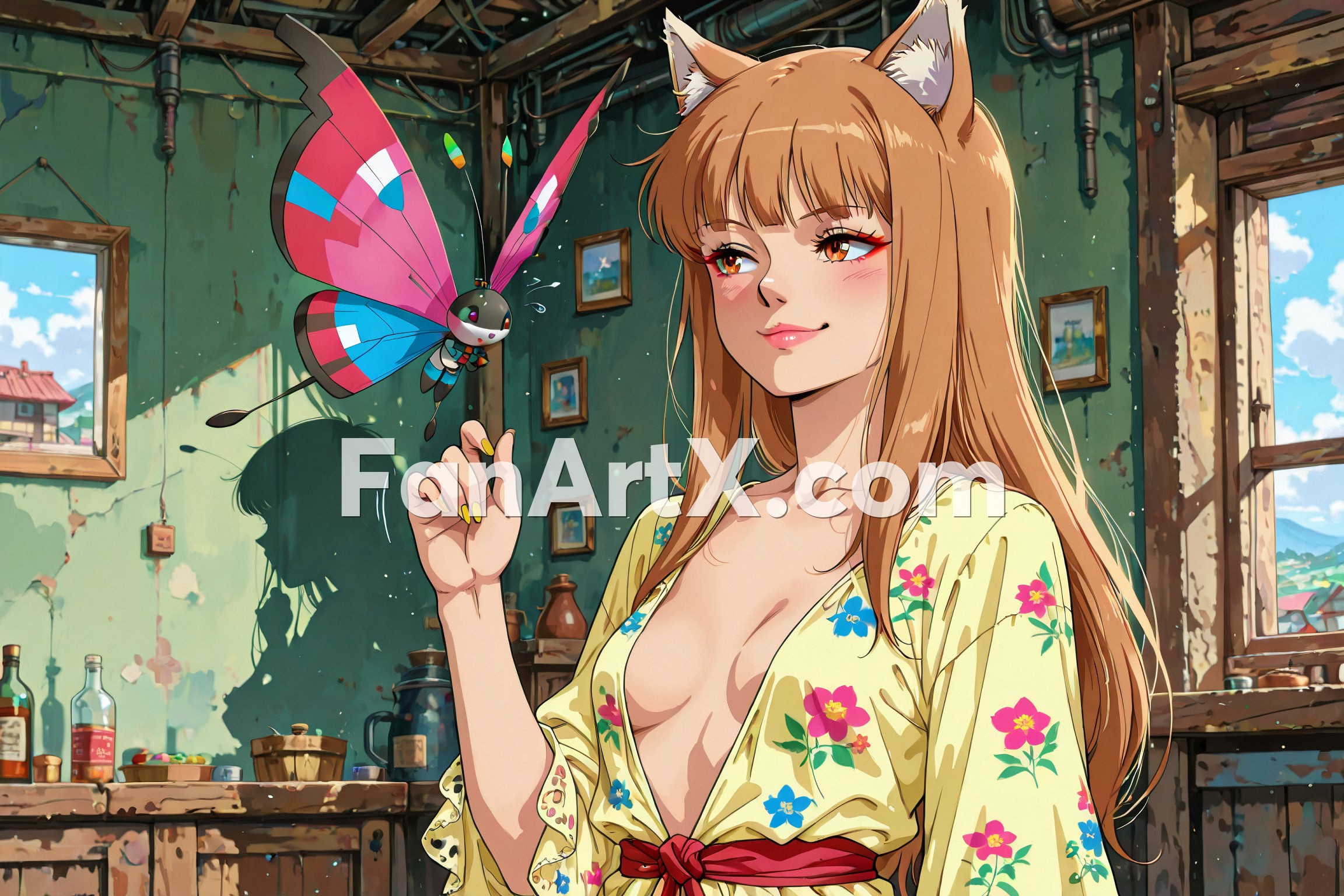 Holo fanart - Spice and Wolf characters 2554169